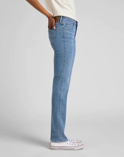 Marion Straight Jeans In Partly Cloudy